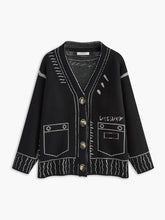 Vintage V-Neck Button Cardigan